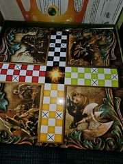 Chausar Traditional Indian Board Game Complete Strategy Family Game Ages 8+