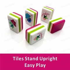 160-Piece Crystal Red Mahjong Set – Free Shipping, In Stock at US Warehouse