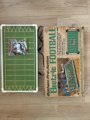 Vintage Gotham Pro Action Electric Football Game Field Players OG Box
