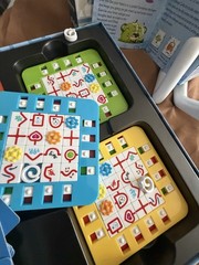 Brain Connect Puzzles Board Game Blue Orange Games