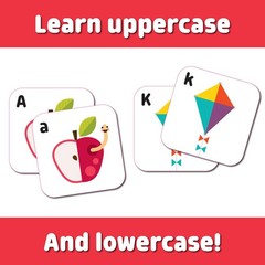 Alphabet Matching Memory Game for Kids Ages 3+ – Preschool Letter Matching Bo…
