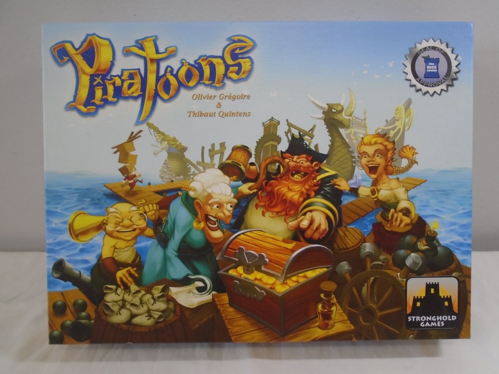 Piratoons Board Game Stronghold Games 2016 [ 100% COMPLETE EXCELLENT CONDITION ]