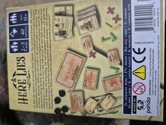 HERE LIES Deduction Board Game .. Mystery surrounds every demise New Sealed