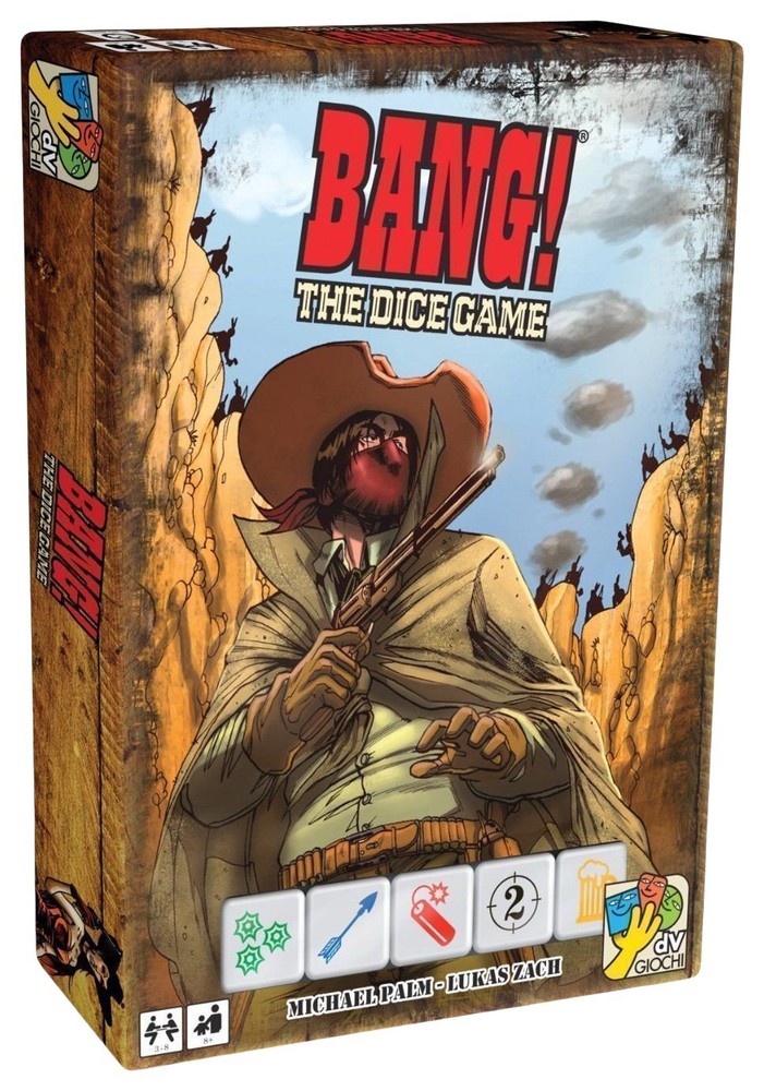BANG The Dice Game Wild West Adventure for 3 to 8 Players with Dice Action