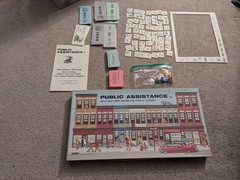 Public Assistance Board Game (1980) Nearly Complete w/ Manual