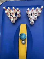 (2) Mini Bowling Set Tabletop Game –