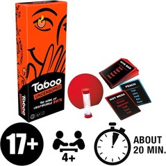 Hasbro Gaming Taboo Uncensored Board Game for Adults Ages 17+