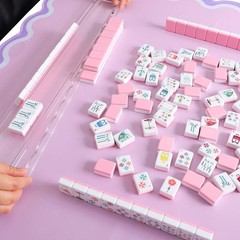 My Mahjong Trove 160 Pink Engraved 1 inches x 1 x 1 inches, 2-pink