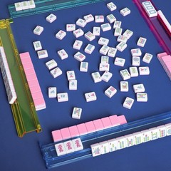 NEW 1.2″ American Mahjong Tile Set 166 Pink Tiles Only No Racks
