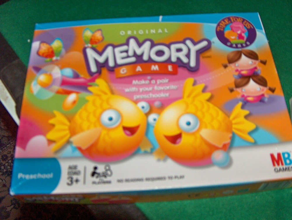Original Memory Game Hasbro 2007 Preschool Ages 3 and Up Kids
