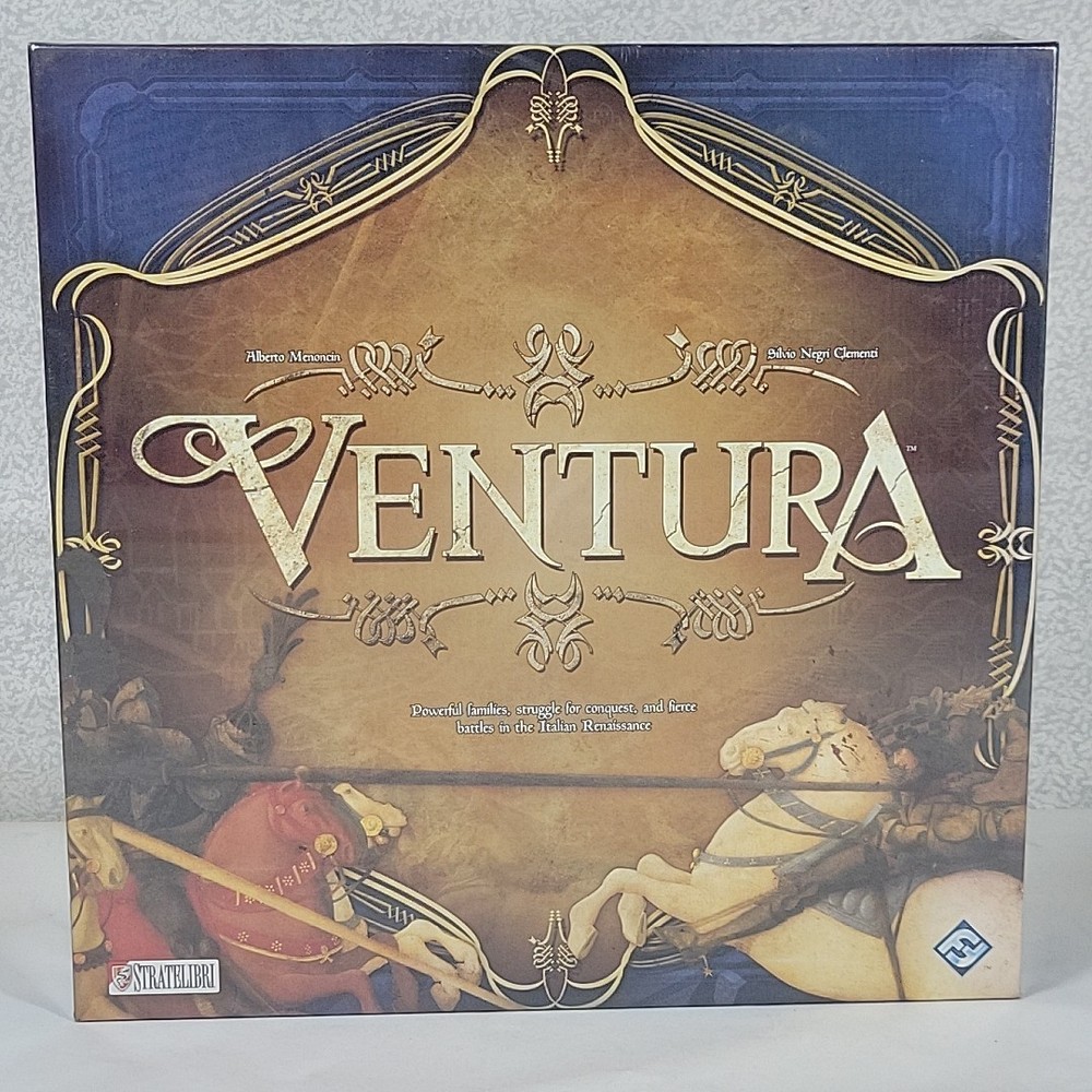 Ventura Board Game Fantasy Flight Games Brand New Sealed Italian Renaissance