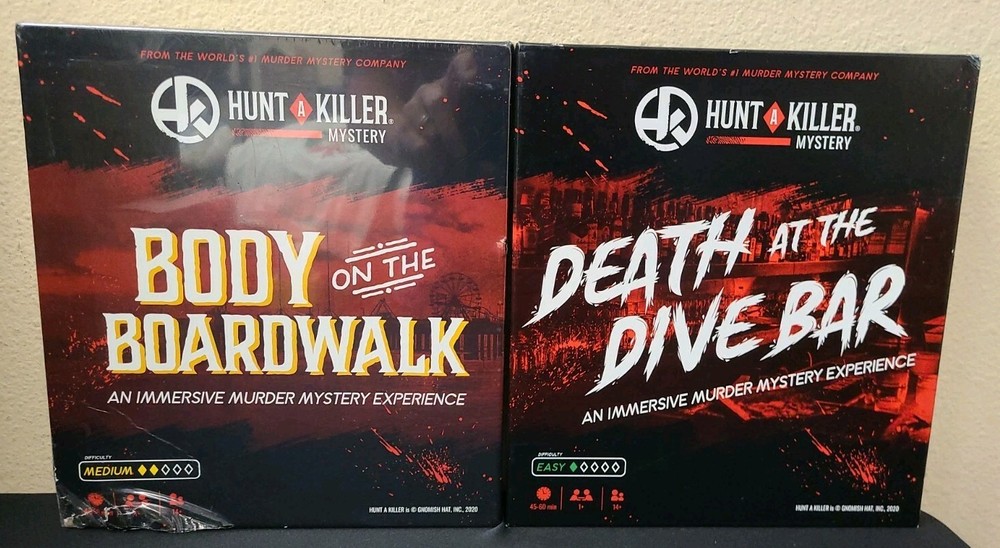 Hunt A Killer Body On The Boardwalk + Death atvthe Dive Bar Murder Mystery Game