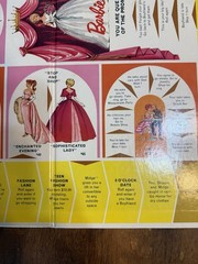 Game Board & Original Box ONLY Barbie Queen of Prom Replacement Game READ