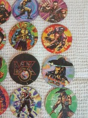 1995 Mortal Kombat Dunkin Super Cap Tazos Caps Chip Chips Vintage