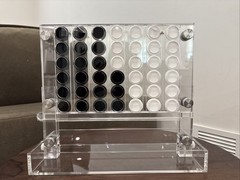 Connect Four Acrylic Table Top Luxurious Game Perfect For Coffee Table Decor