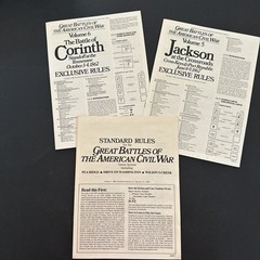 SPI Jackson at the Crossroads/Battle of Corinth War Game 1981