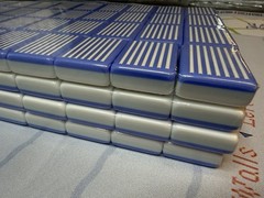 Designer Inspired American Mahjong Set | White Acrylic Tiles + Matching Mat