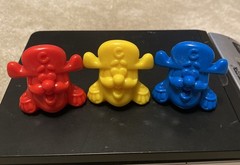 Gogo’s Crazy Bones – Cap’n Crunch (Yellow, Blue, Red) Complete Set Of 3 Original