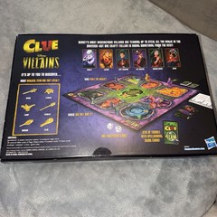 Clue Disney Villains Board Game Hasbro 2-6 Players Complete NEW Factory Sealed