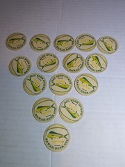 1993 Pog Pogs Lot Of 15 Hawaii Hook Ups Mahi Mahi