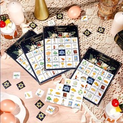 35 Pcs Passover Bingo Games 24 Players Pesach Bingo Cards Jewish Seder Matzo …