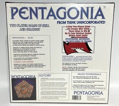 Pentagonia Strategy Board Game from Think Unincorporated 2000 NEW Sealed