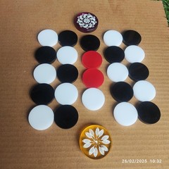 Professional Carrom Board Game International Tournament 4 x 5.5 x 0.1 inches