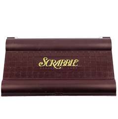 Milton Bradley SCRABBLE Deluxe Travel Edition Folding Board 100 Wood Tiles 100%