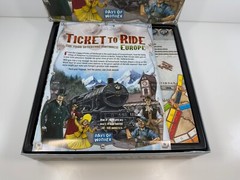 Ticket to Ride Europe Board Game Days of Wonder DO7202 100% Complete