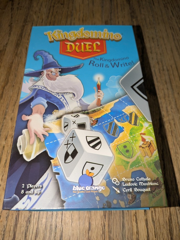 Kingdomino Duel Blue Orange Games Open Box Unplayed New