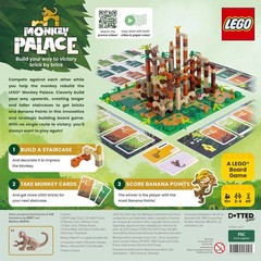 Lego Monkey Palace Board Game 2-4 Players