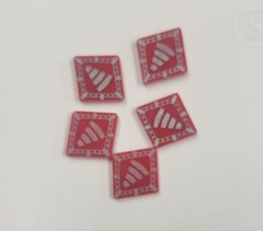 Star Wars X-Wing – FFG OP – Acrylic Tractor Beam Tokens – Set of 5