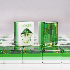 Emerald Green Custom-engraved 4-layer American Mahjong Set Wizard of Oz Acrylic