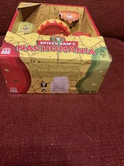 Spikey Sam’s Nachomania Game by Mattel Games cinqo de mayo nachos game salsa NEW