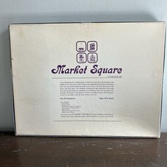 VTG MARKET SQUARE COMPETITIVE REAL ESTATE STRATEGY GAME 1983 Ages 10 to Adult