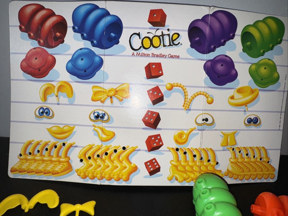 Cootie Game By Milton Bradley. See Description.