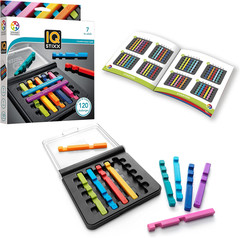 IQ Stixx Stacking Travel Game with 120 Challenges for Ages 7 – Adult