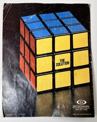 Vintage 1981 Rubik’s Cube The IDEAL Solution Guide Booklet Ideal Toy Corp. Puzzl