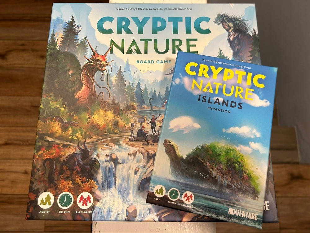 Cryptic Nature Board Game with Islands Expansion Kickstarter Edition