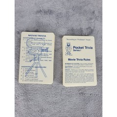 Professor Hoyles Pocket Trivia Movie Trivia Game Series 1 848 Questions Ages 12+