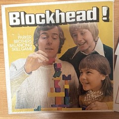 Parker Brothers Blockhead! Balance Skill & Action Game, 1+ Players, Ages 4+