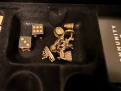 Monopoly | Pottery Barn Luxury Edition | Low-Profile Wooden Black Version