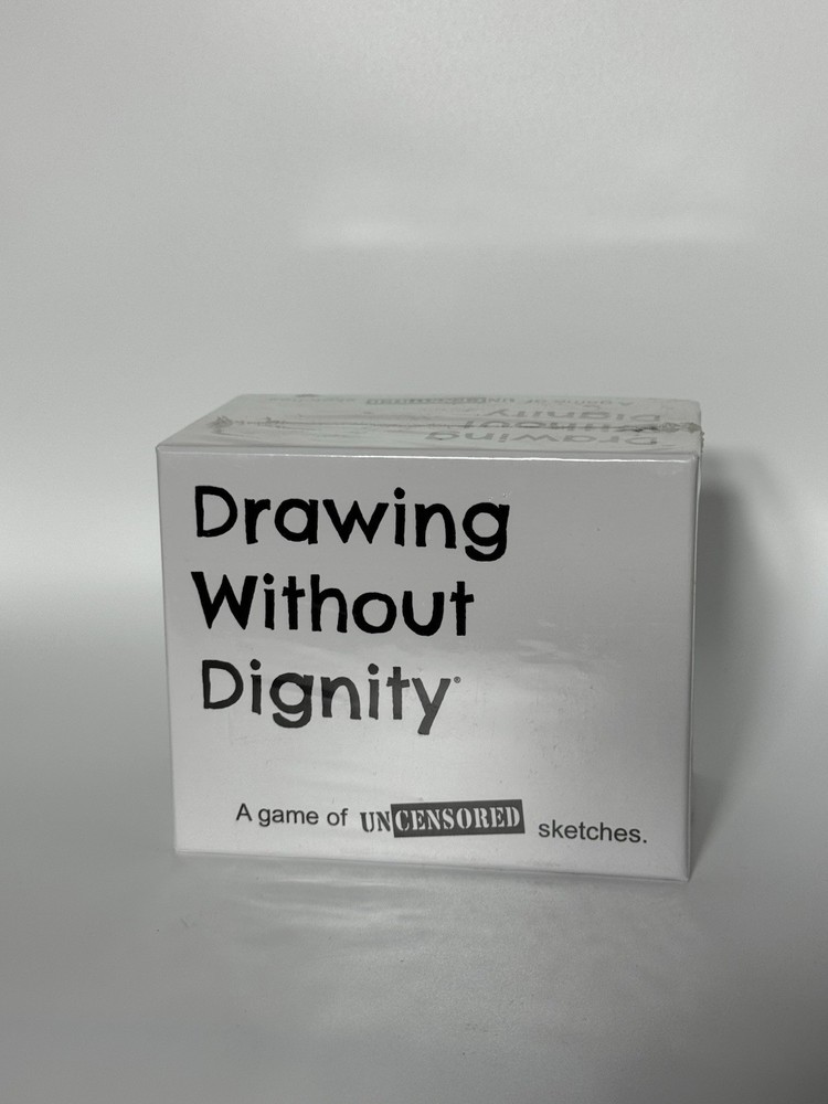 Drawing Without Dignity : A Game of Uncensored Sketches Adult Pictionary NEW
