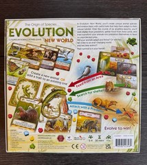 Evolution: New World Strategy Board Game, 2-4 Players, Age 11+ (Barely Used)