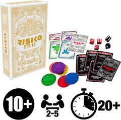 Risk Strike Fast Fierce World Domination Cards Dice Strategy Board Game Hasbro