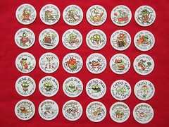 RARE! 30 SEISMIC CAPS 1994 Limited Edition milkcaps pogs tazos by Brian Bent
