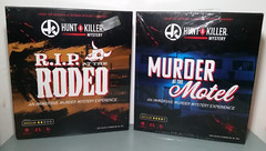 Hunt A Killer Murder Mystery Games, RIP Rodeo & Murder at the Motel, NEW, Sealed