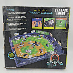 Sharper Image Perfect Pitch Table Top TABLETOP BASEBALL Game w/ Extra Parts