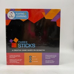 Kitki Three Sticks Geometry Board Game Creative Educational Math Strategy New
