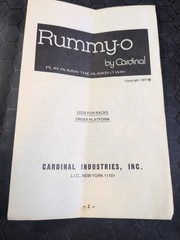 Rummy-O II Vintage Tile Game by Cardinal – COMPLETE